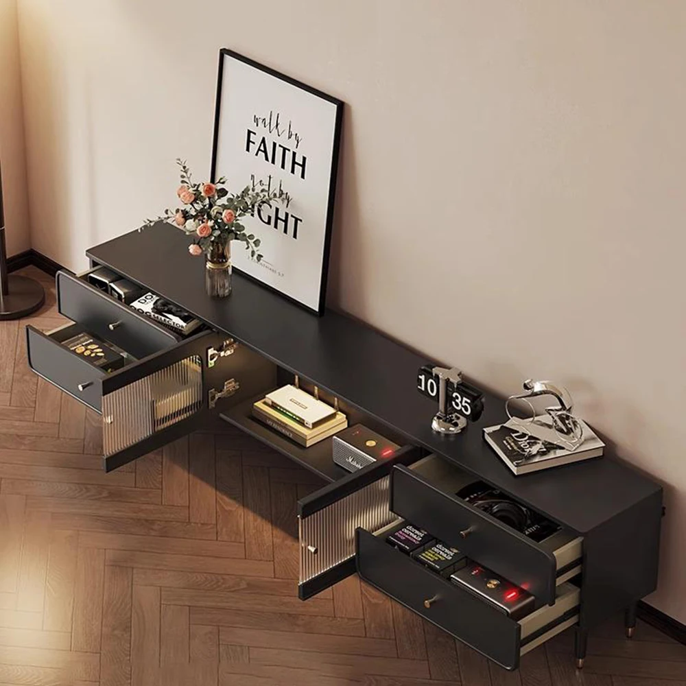 

Bedroom Vertical Tv Stand Glass Doors Glossy Luxury Black Tv Stand Living Room Design Mobili Per La Casa Saldi Home Furniture