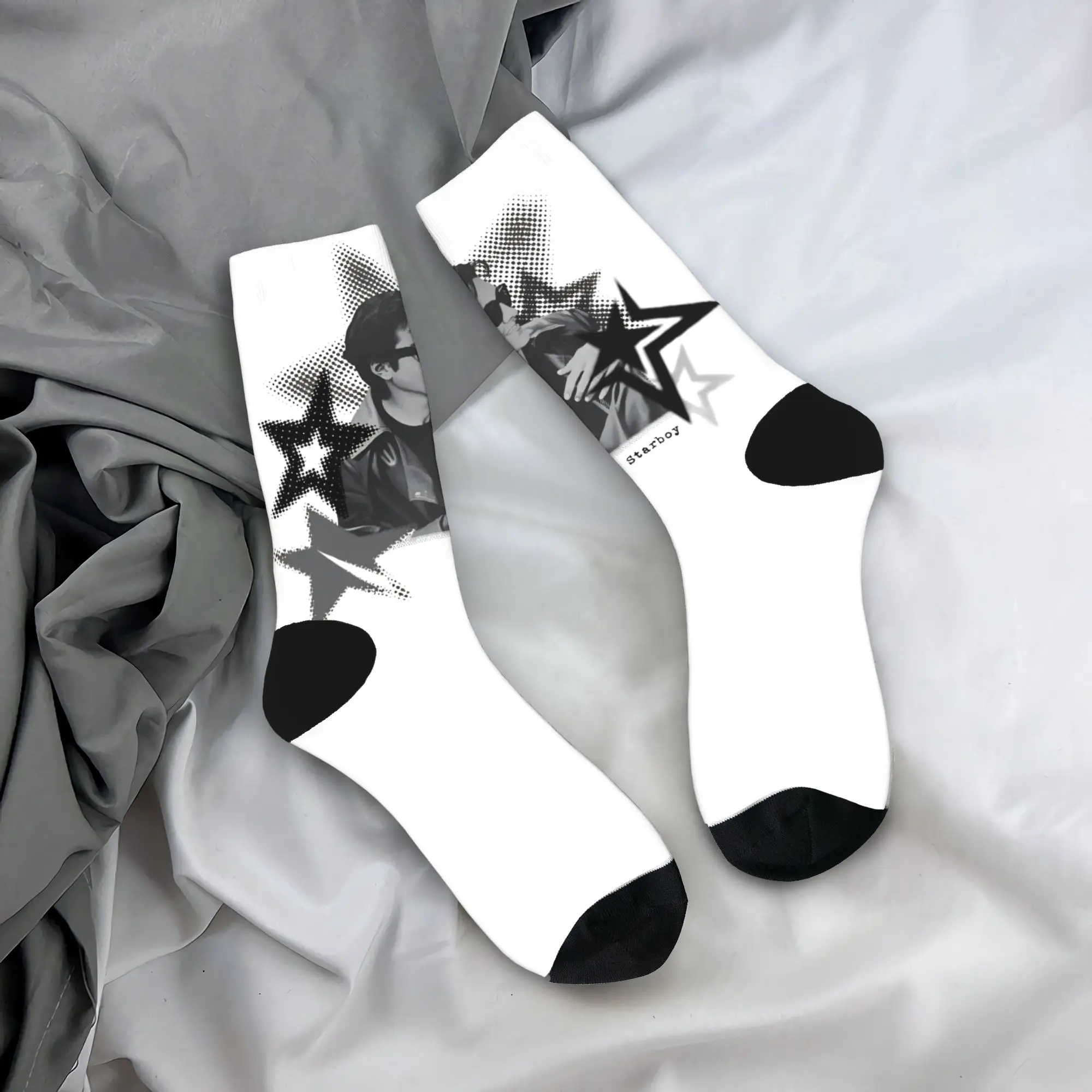 

Носки Hudson Williams, нескользящие, теплые, мягкие, для пар, для скалолазания, осенние, с ретро-узором