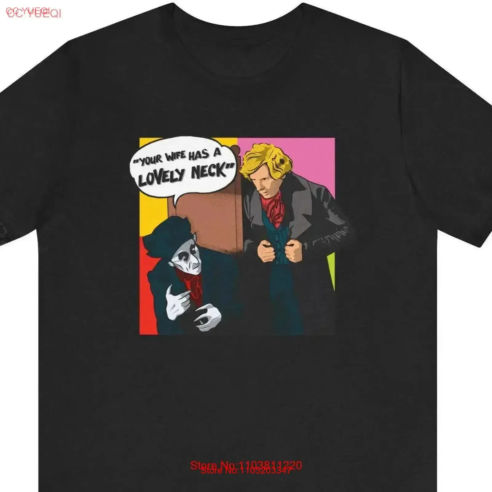 Nosferatu Pop Art camiseta escena de terror clásica con cuenta Orlok vintage lavado estirado ligeramente transpirable elegante