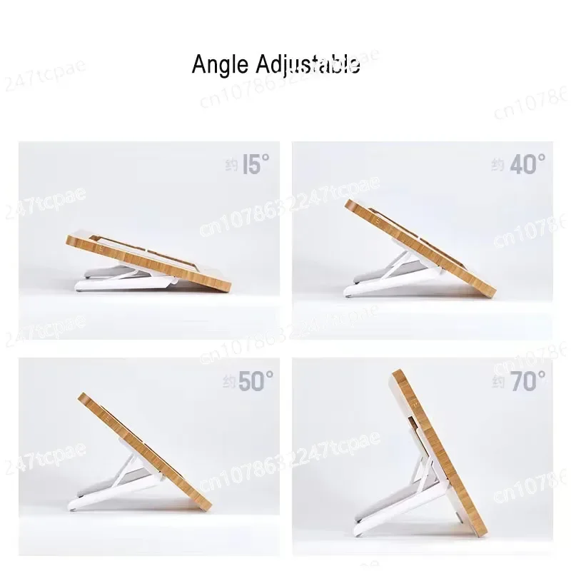 IPad 11 polegadas 12,9 polegadas multi-ângulo dobrável ajustável desenho de bambu suporte para iPad
