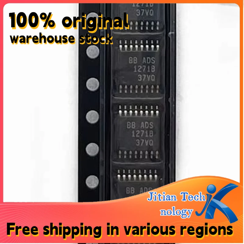 1PCS ADS1271IBPW logo ADS1271B TSSOP-16 Analog-to-digital converter chip 100% new Channel direct sales