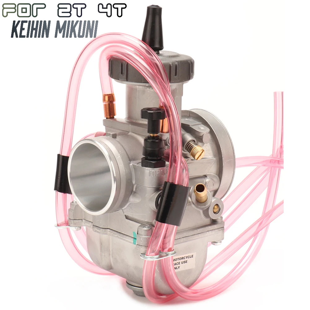 Motorcycle Universal Carburetor PWK 33 34 35 36 38 40 42mm For 2T 4T Keihin Mikuni Carburador With Power Jet 200-450cc Dirt Pit