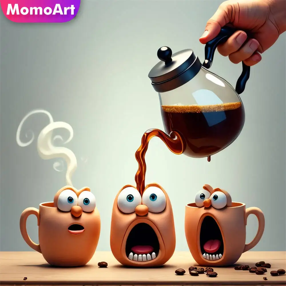 

Momoart Bear Алмазная мозаика животное полная круглая алмазная живопись лунная вышивка Новое поступление ручная работа хобби