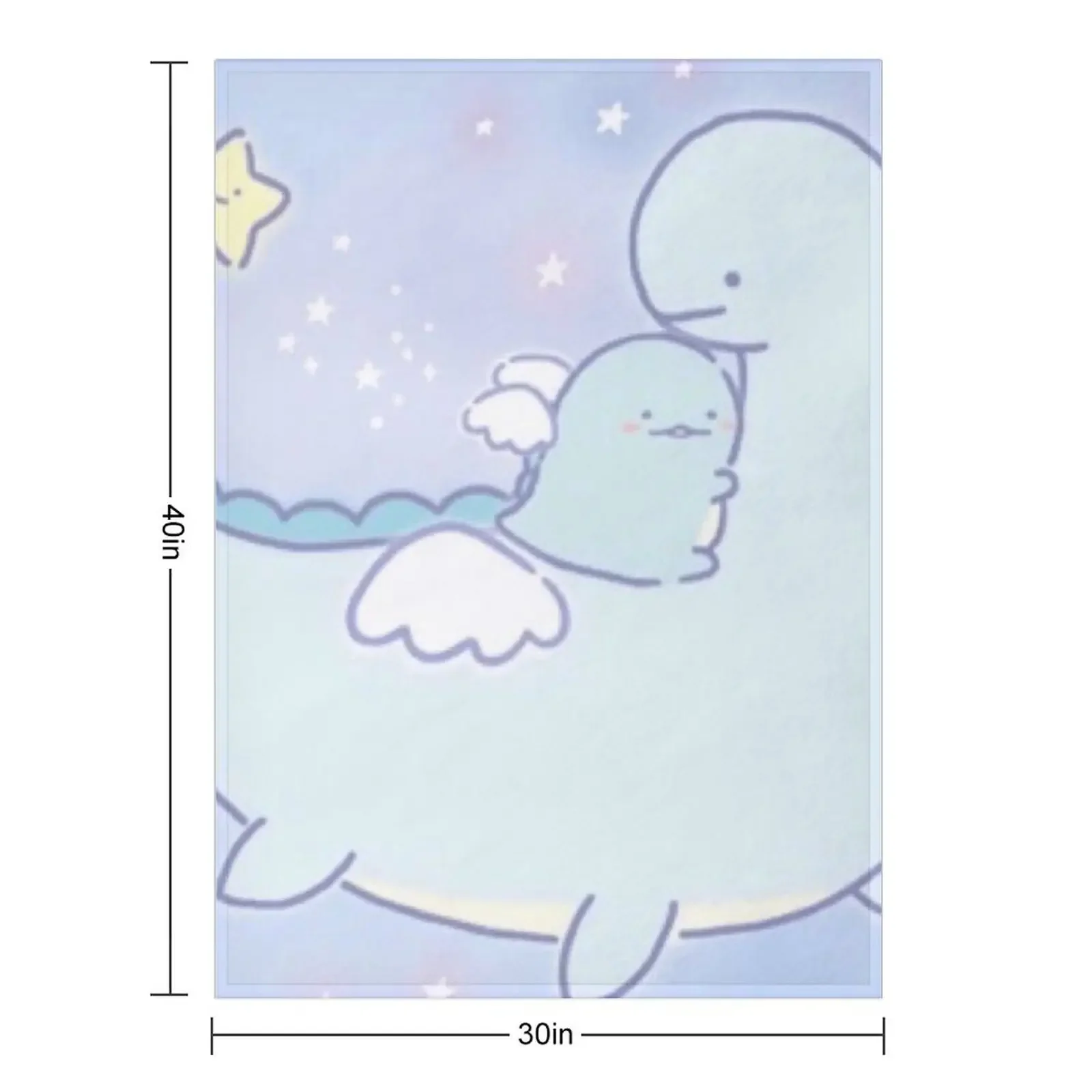 Sumikko Gurashi Tokage and momy Throw Blanket Flannels manga Moving Tourist Blankets