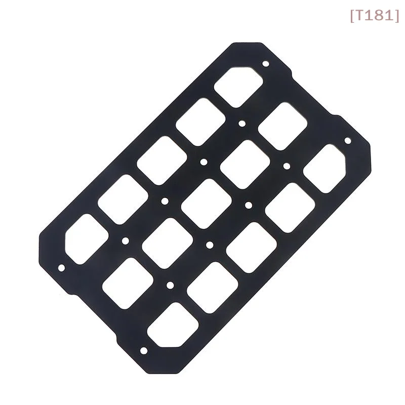 [E] Motorcycle Molle Panel For Trunk Storage Aluminum Alloy Waterproof Tactical Universal Side Box Organizer Modular Storage