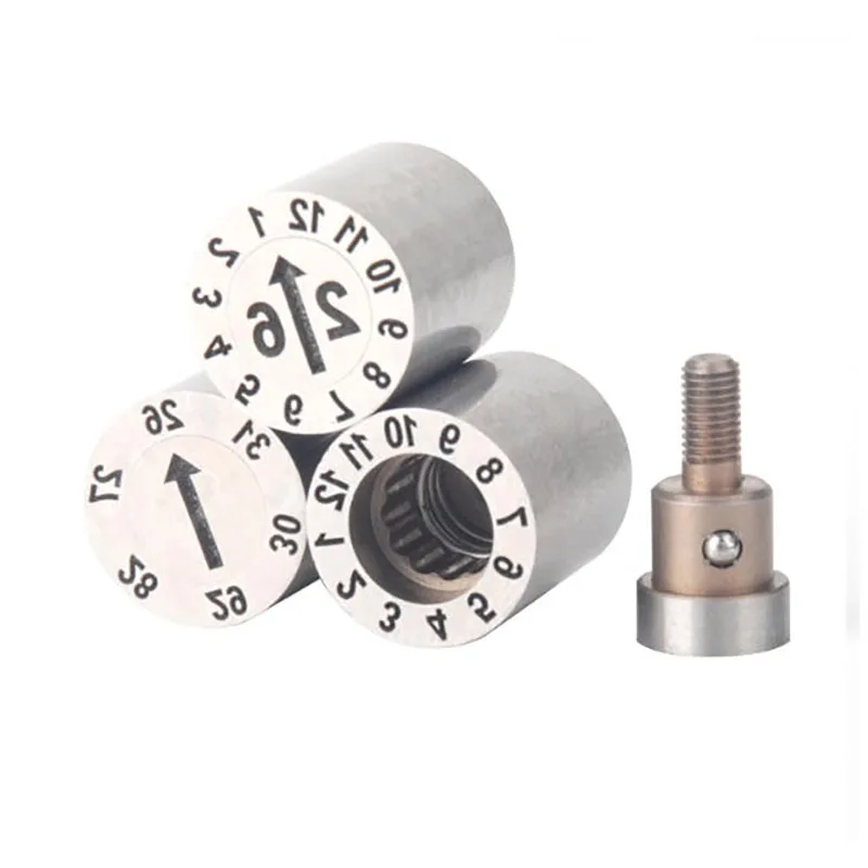 2/5PCS Replaceable Core Mold Date Stamp, Injection Mould Date Code Insert Marking Pin Accessory