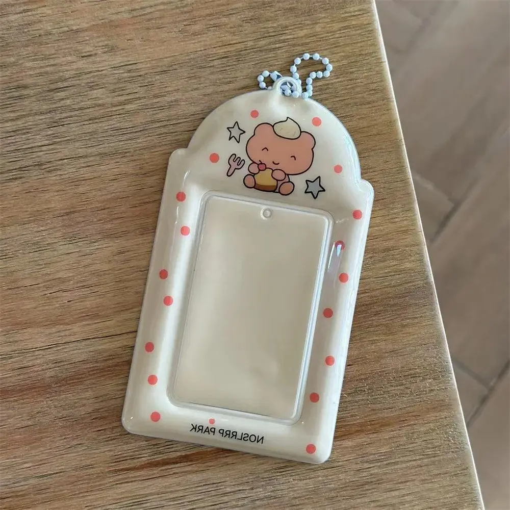 Photocard Holder 3 Inch Girls Card Holder Idol Photo Display Organizer Case Sleeve Pendant Badge Pass Card Holder Cover