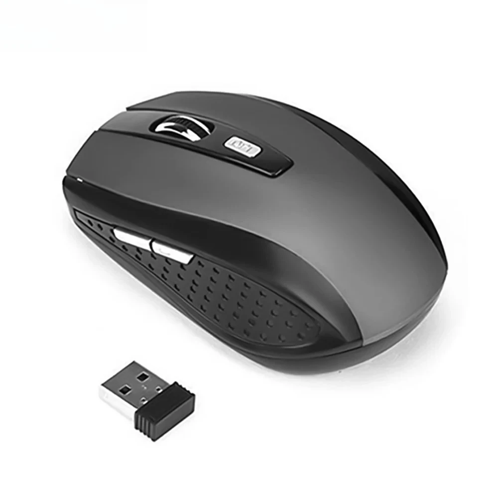 2.4G Wireless Mouse 2.4Ghz Gaming Mouse 6D Optical Wireless Mouse Slim Mini Noiseless Mice  DPI1600 for Macbook PC Laptop
