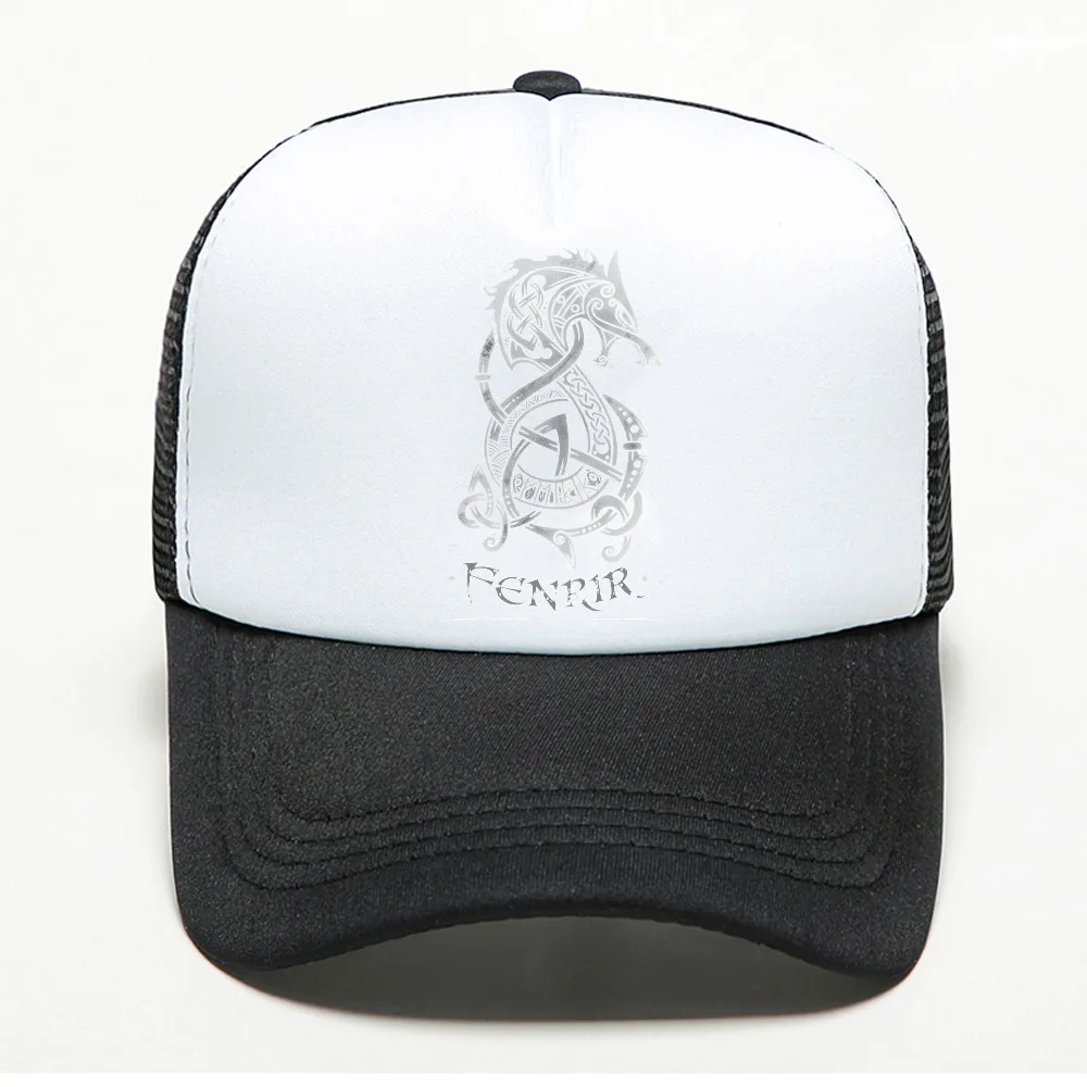 Celtic Norse Viking Vegvisir Compass Navigation Nordic baseball cap fashion Vintage casual Style Streets breathable sun hats