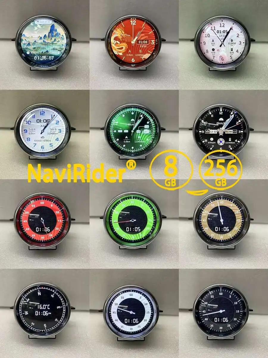 LCD Stopwatch With Cover For Porsche Cayenne/Panamera/Macan Multifunctional Time Electronic Meter Central Chrono Clock Compass