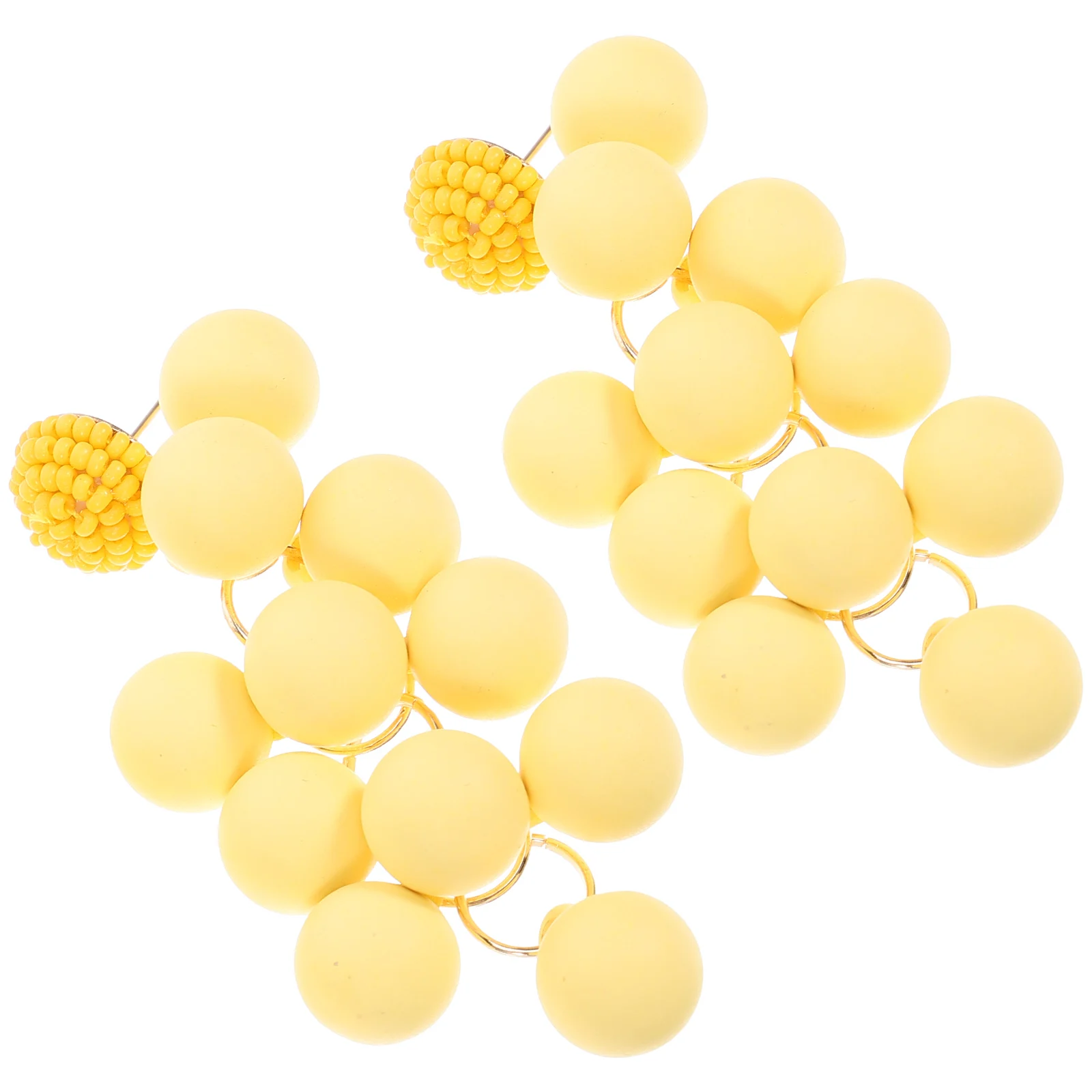 

Design Sensory Earrings Fruit Theme Grape Dangling Lightweight Jewelry Fashion Individualized Occasion Matching Tshirts Skirts