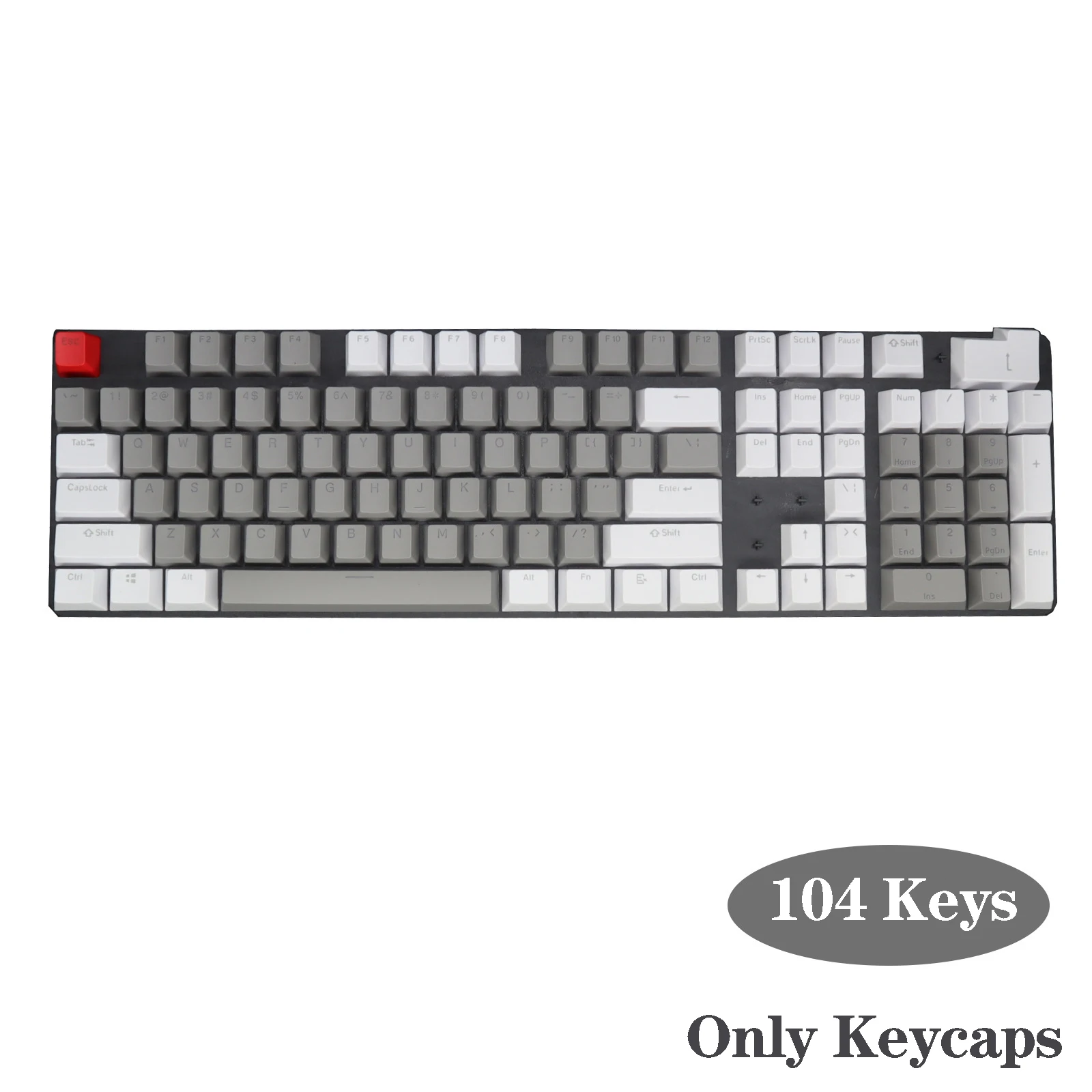 

61/87/104 Keys Double-Shot PBT Keycap Mechanical KeyboardKeycaps Keycaps Set for Mechanical Gaming Keyboard