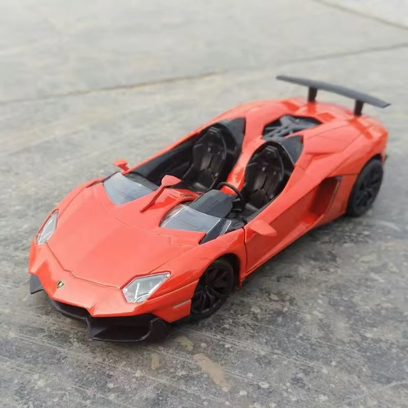 1:24 Aventador J 700J Alloy Sports Car Model Diecasts Metal Toy Race Vehicles Car Model High Simulation Collection Kids Toy Gift