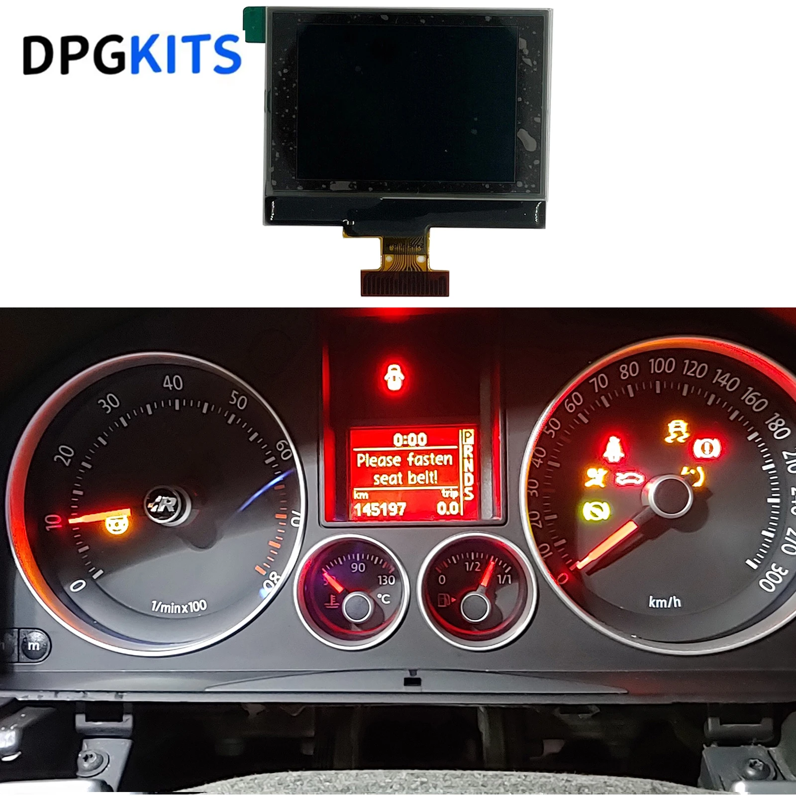 

1TD920862 1K0920861M 92290206 Dashboard LCD Display Screen for Golf Touran Eos Passat Jetta Scirocco