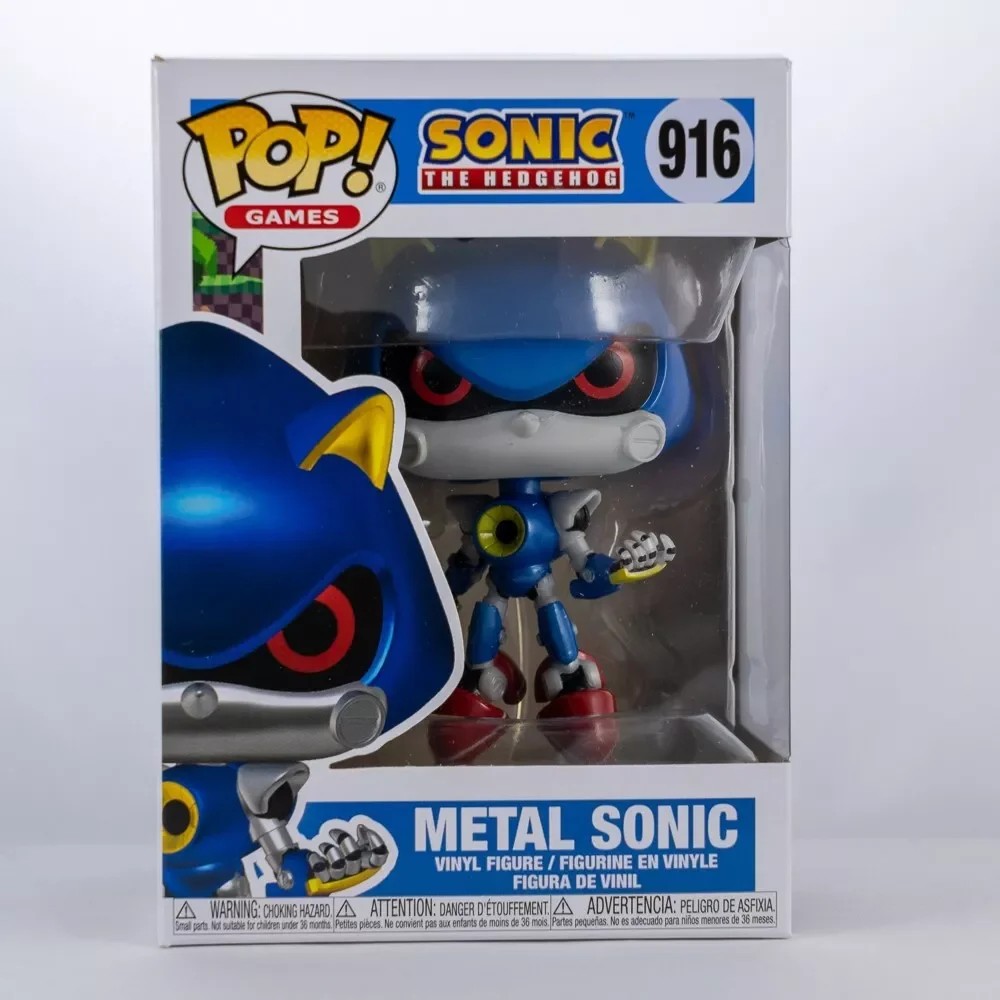 

Funko Pop Figures Games Sonic the Hedgehog Metal Sonic #916 Vinyl Figure Collectible Limited Edition Model Children's Toy Gift