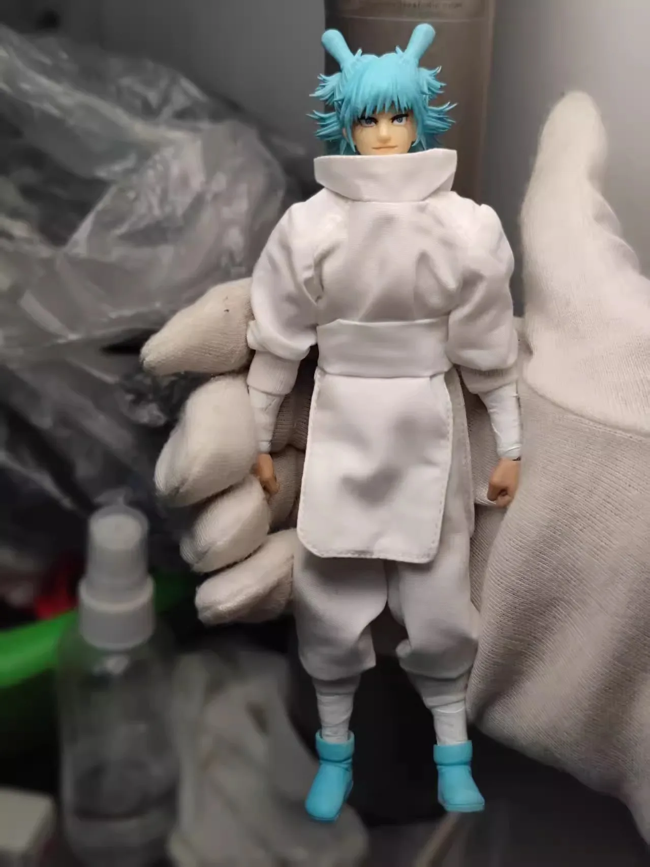 

1/12 Scale Jujutsu Kaisen Male Clothes Shoes and Stick The Curse King Japanese Anime Comic Head For SHF 6-inch Action Figure