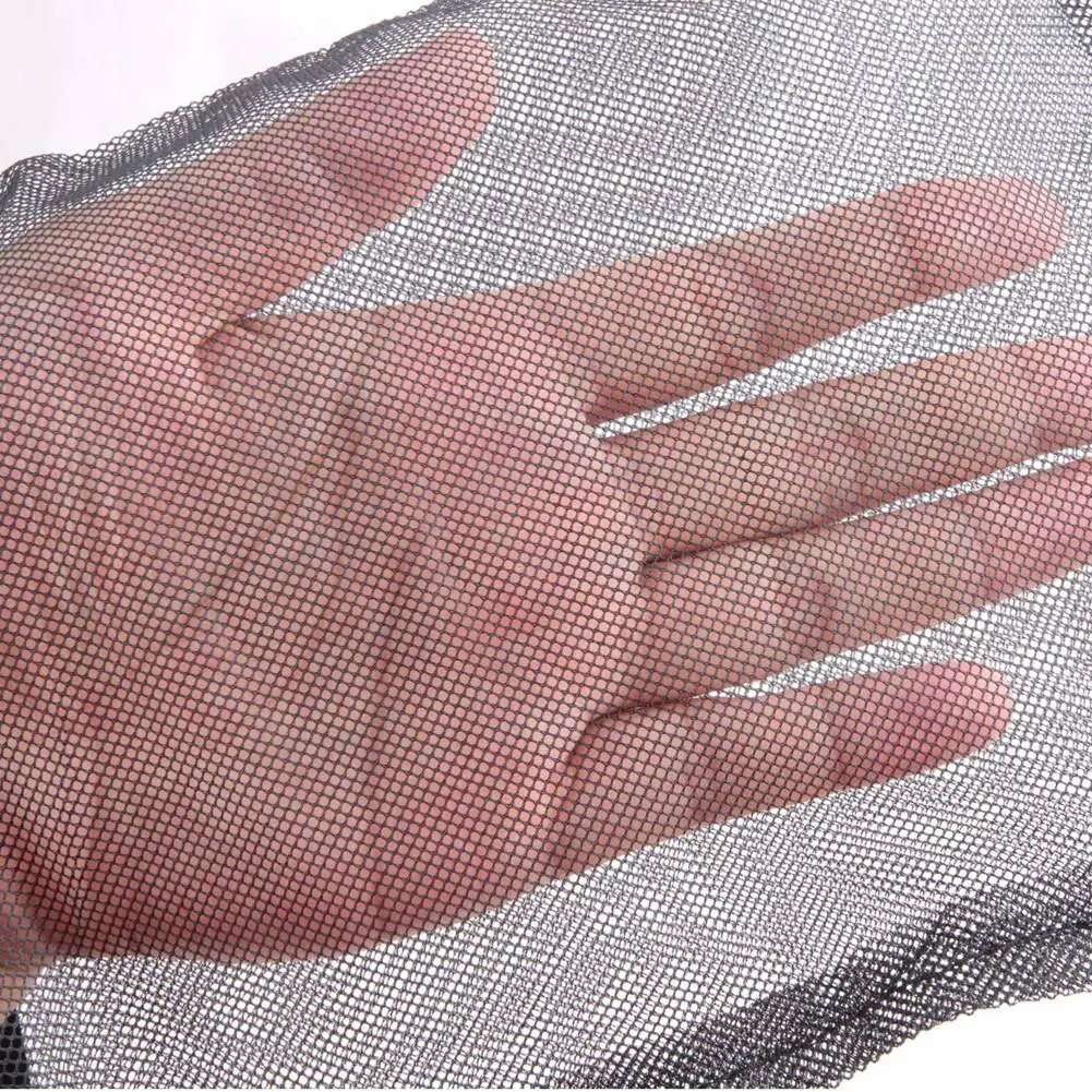 A97G 10Pcs Aquarium Filter Bag Fish Tank Media with Zipper Mesh Filter Bag Aquarium Mesh Bag (White+Black) view 5