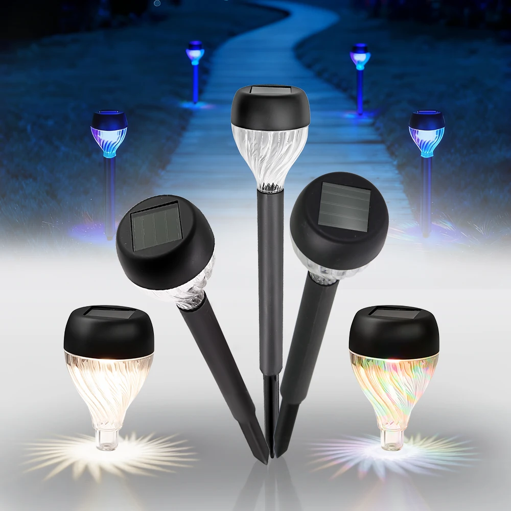 

Садовое уличное белое теплое цветное трехцветное ЖК-дисплей солнечное индукционное освещение ночной автоматический переключатель IP44 пыленепроницаемый и водонепроницаемый