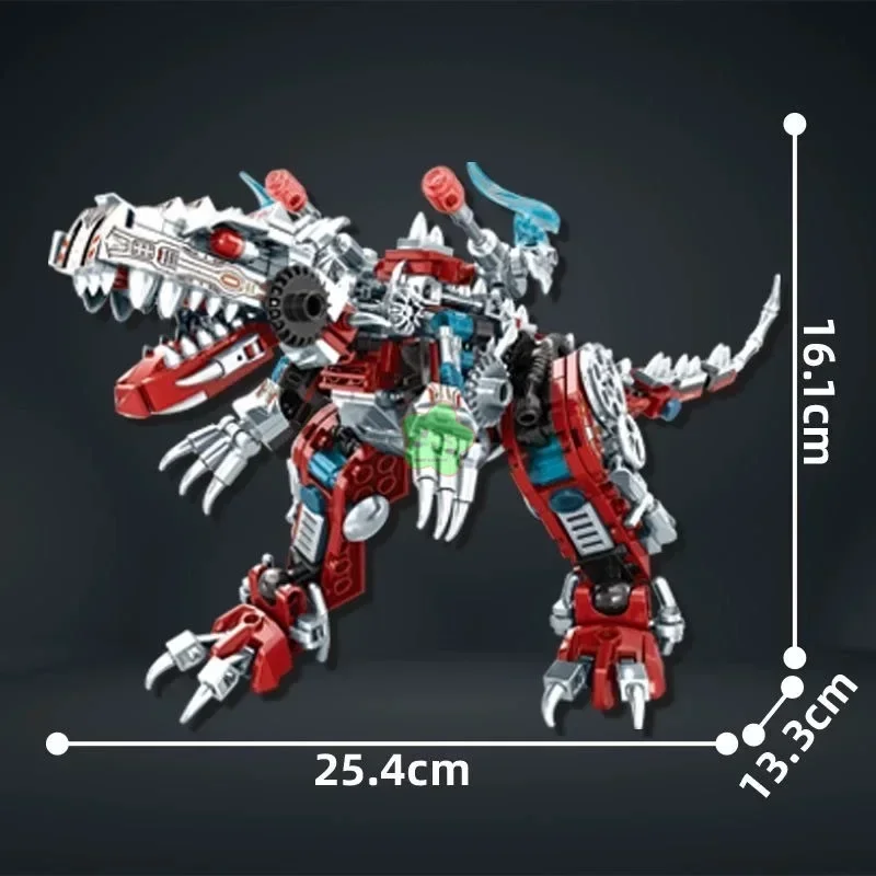 โมเดลไดโนเสาร์2IN1จูราสสิกอินโดมินัสเร็กซ์โมเดลโลกบล็อกตัวต่อเมืองไฟเตอร์อิฐสวนสาธารณะไดโนเสาร์ของเล่นวันเกิดเด็ก