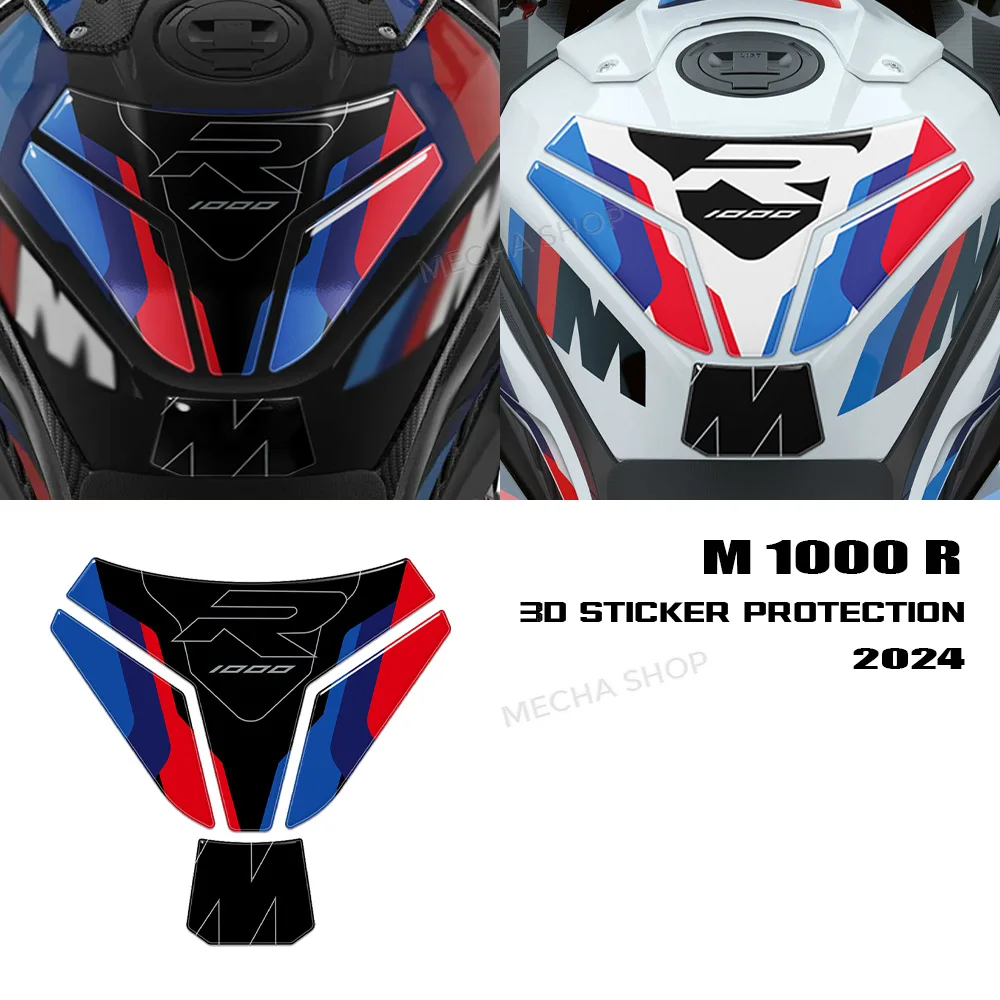 

Motorcycle Accessories 3D Resin Stickers Oil Tank Protective Pads for M 1000 R Tank Pad 2023 2024 M1000R