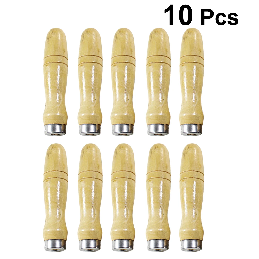 

10 Pcs Hand Holding Wooden Handle File Tools Professional Woodworking for Cuuting