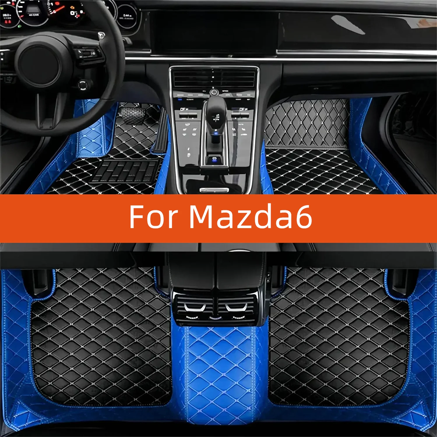 

Custom Leather Car Floor Mat For Mazda Mazda6 2020 2021 2022 2023 2024 2025 2026 2027 Car Mat Interior Accessories