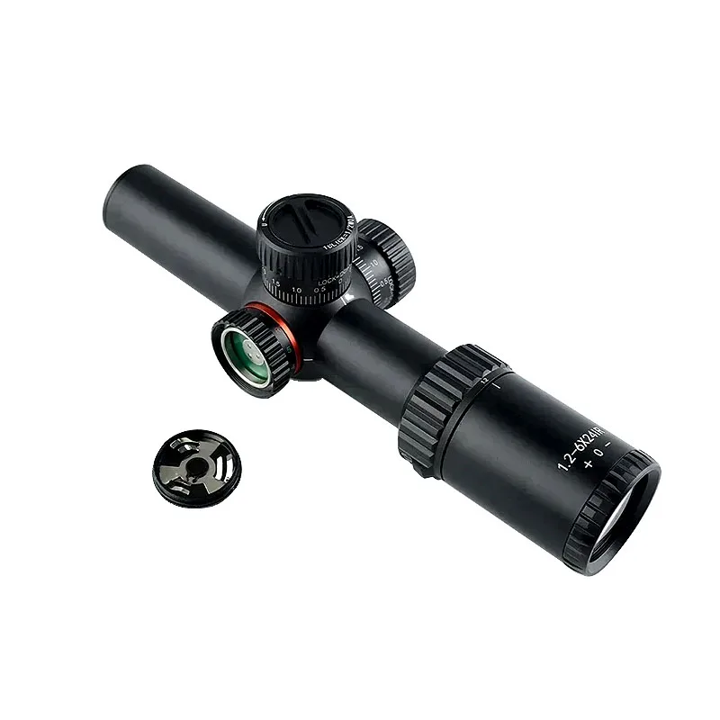 Optics Telescope 1.2-6x24 FFP/SFP Red/Green Illuminated 1/2 MOA Hunting CQB Riflescope 223 AR15