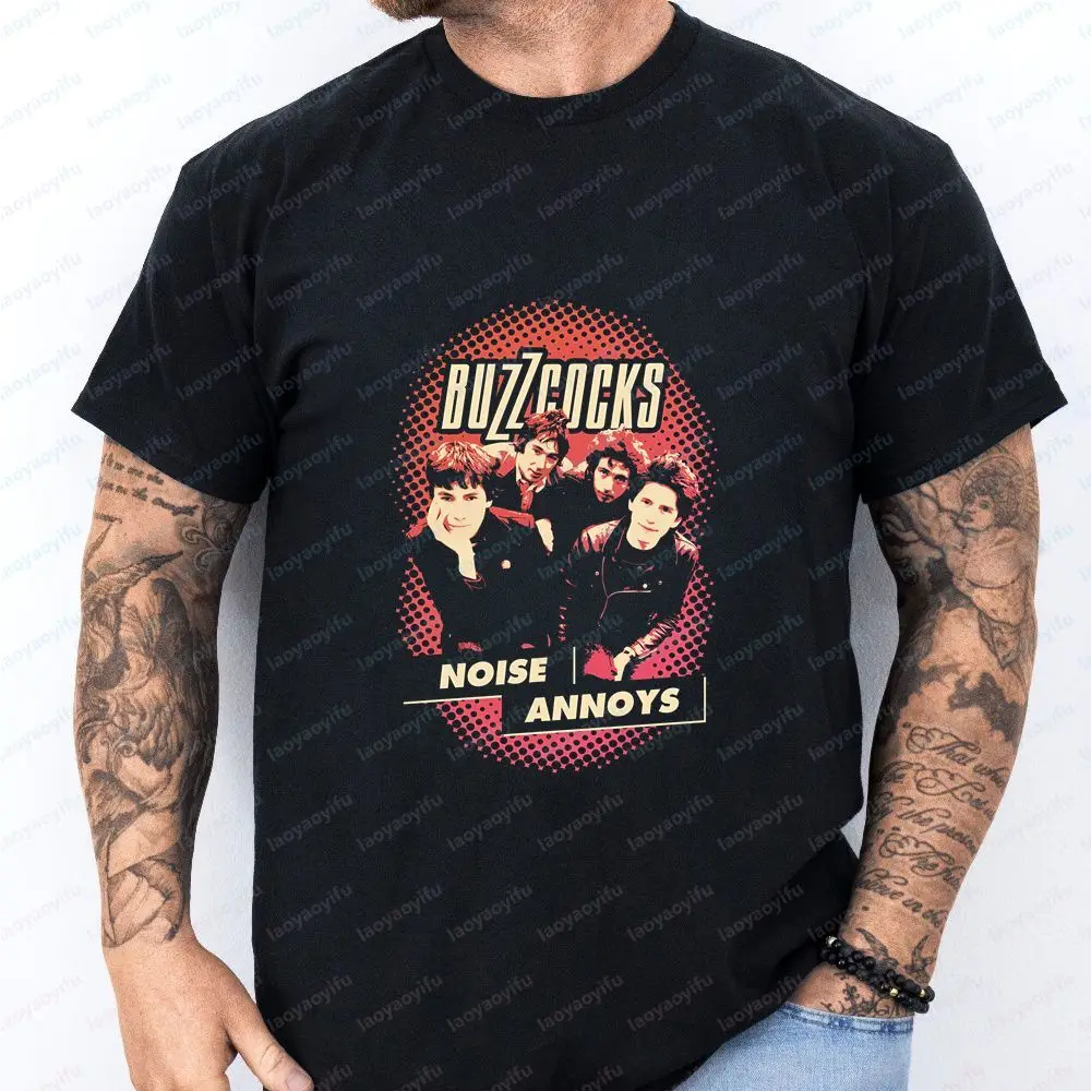 Buzzcocks - Vintage Retro Pirated Style Best-selling Fashionable Streetwear T-shirts for Both Men and Women