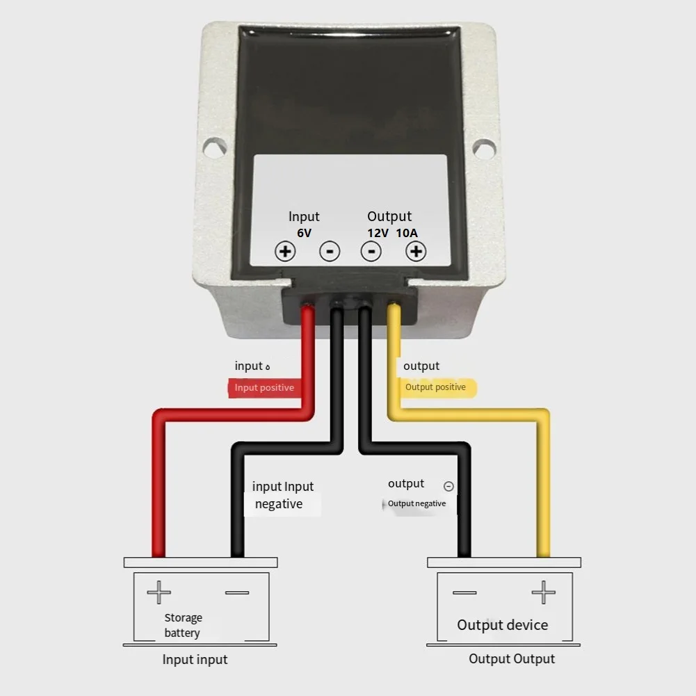 DC 6V zu DC 12V Step-up Netzteil 10A 120W DC Spannung Konverter Für Auto Boot elektrische Ausrüstung Zubehör