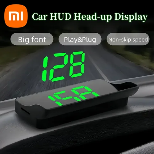 Imagen 1 del producto Xiaomi Car Head Up Gps nuevo estilo HD velocímetro velocidad Kmh Digital Hud parabrisas proyector accesorios electrónicos pantalla