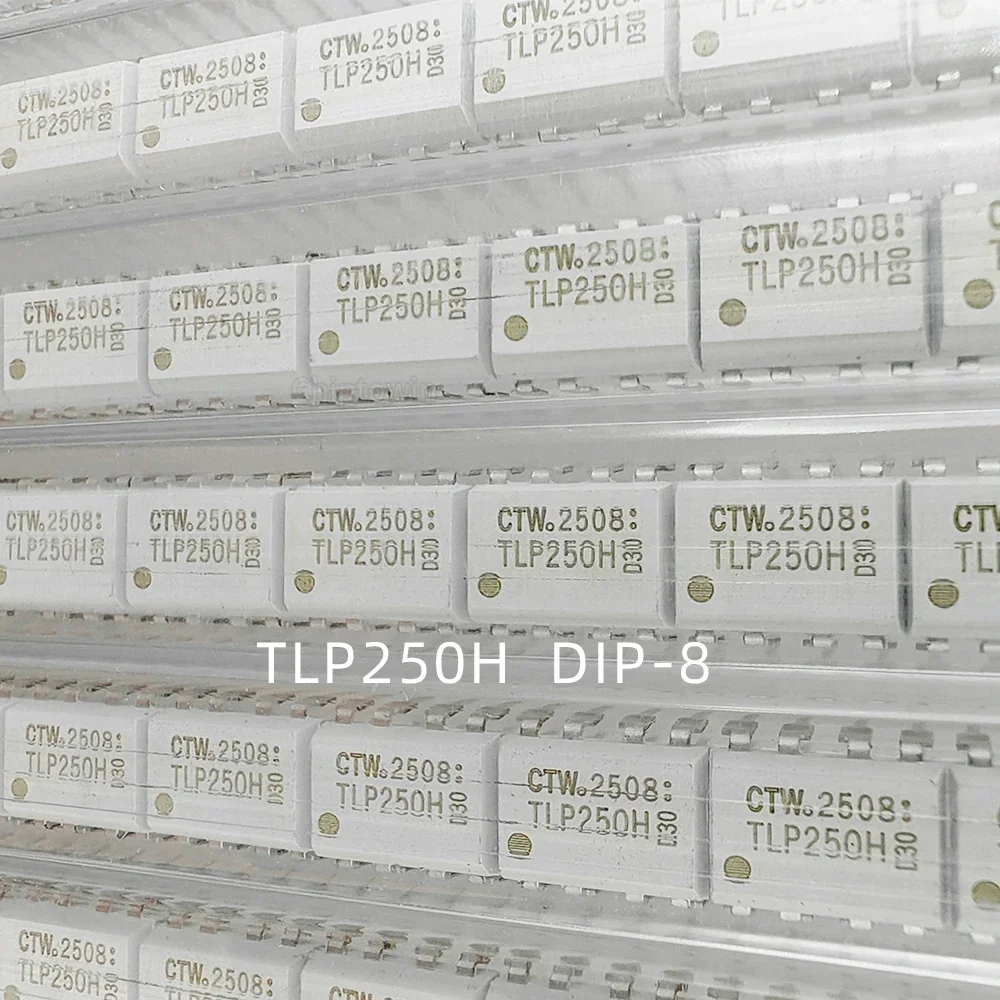 Chiptowin TLP250H DIP-8 Photocoupler, IGBT Gate Driver, 3750V Isolation, 40kV/µs CMR, RoHS, for Industrial Inverter