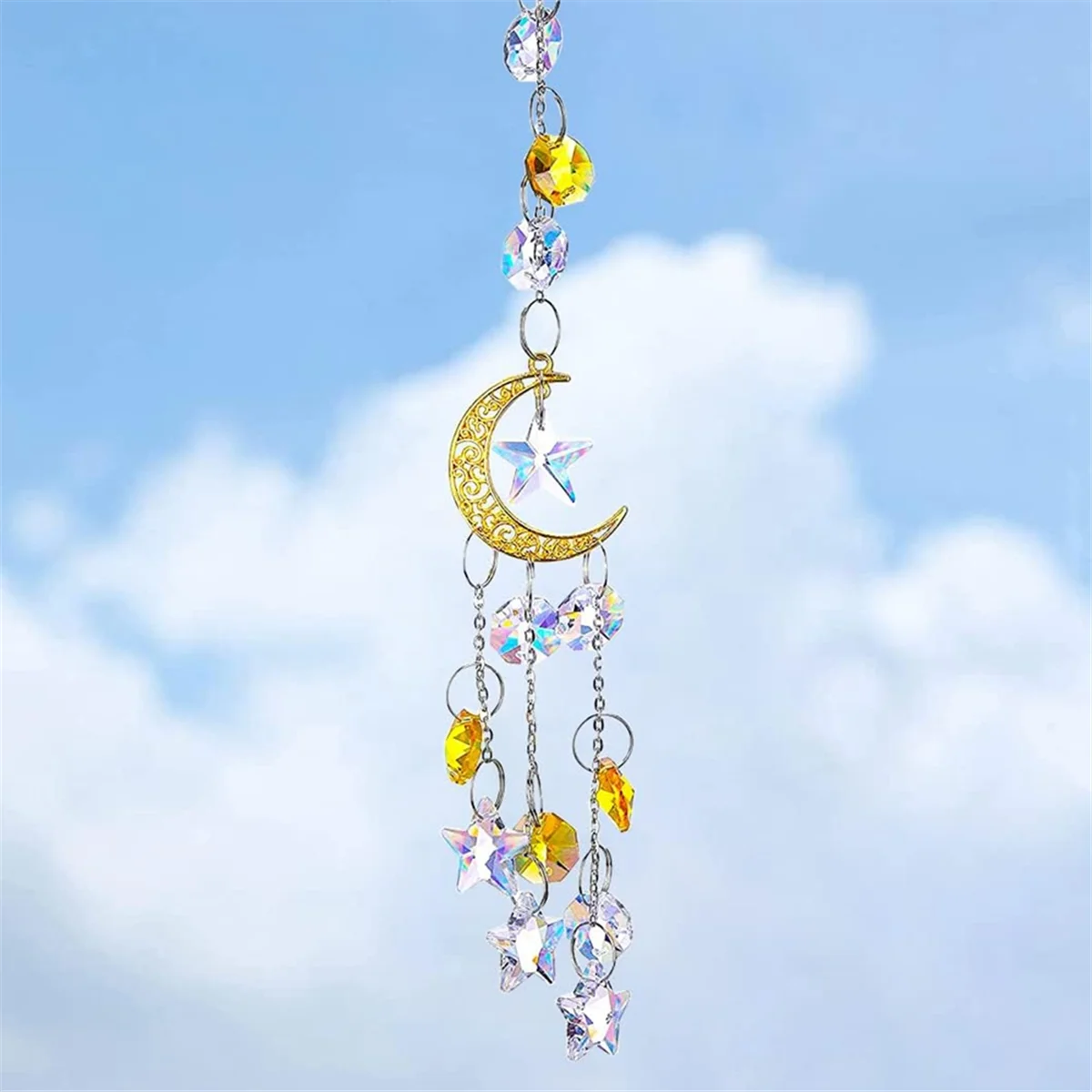 Crystal Sun Catcher Small Hanging Sun Catcher Pendant Prism Window Decoration Crystal Pendant Sun Catcher