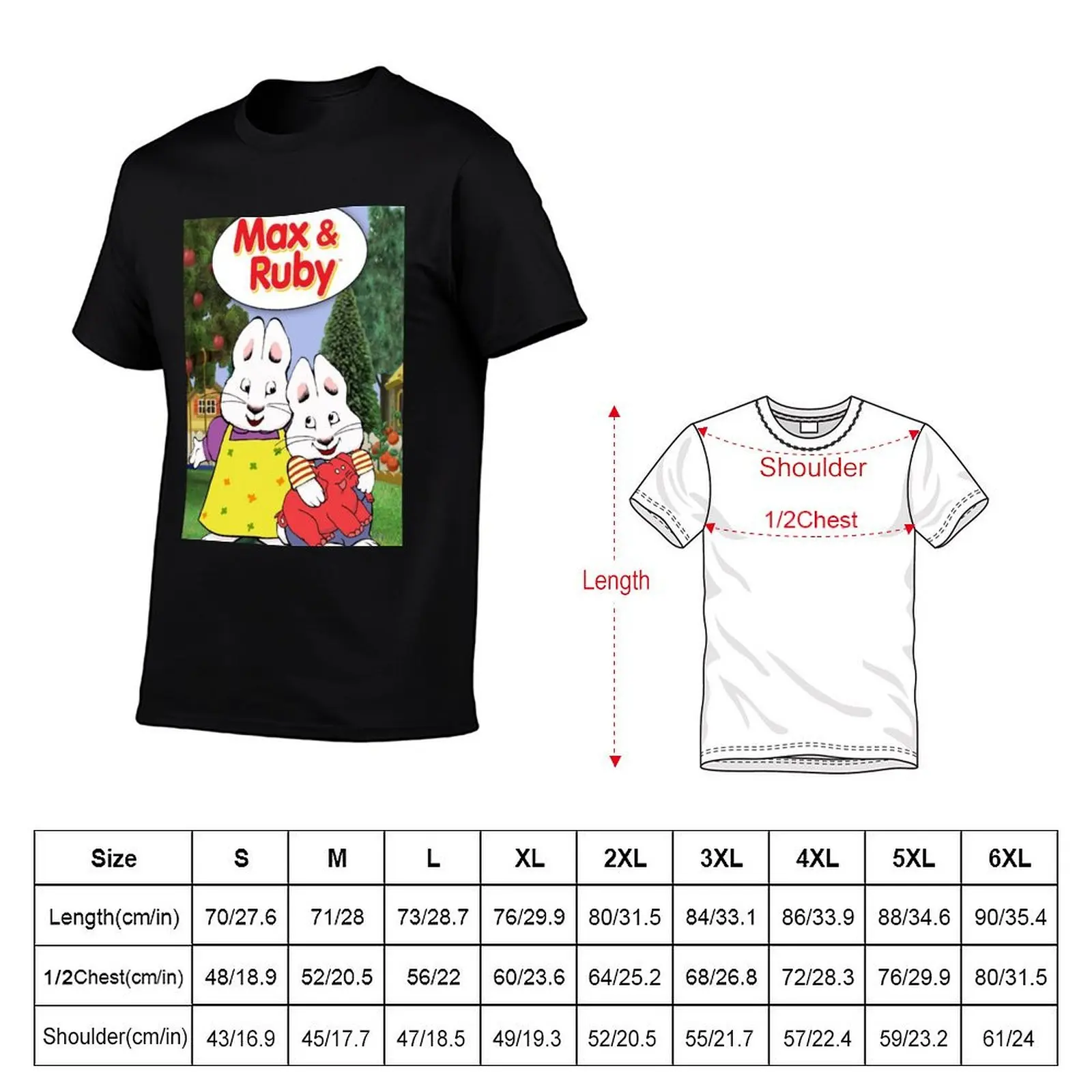 Max and Ruby T-Shirt t shirts for man pack cotton T-Shirt