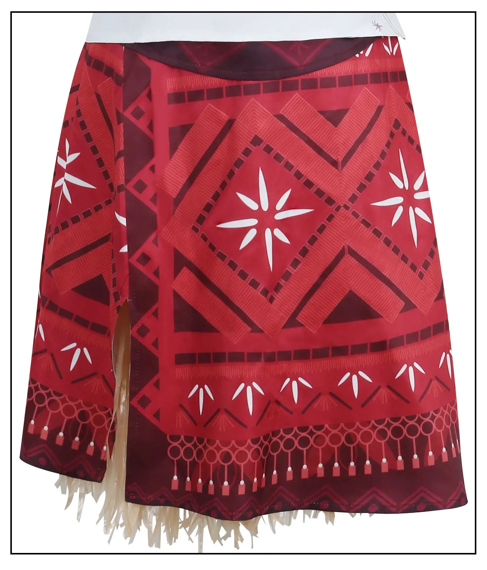 Film Moana 2 Prinzessin Kostüm Cosplay Kleid Mädchen Quasten Eine Schulter Vaiana Vestido Kinder Geburtstag Ballkleid Kleidung Halloween