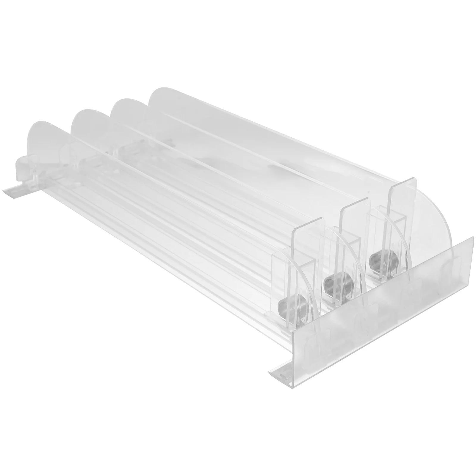 3 قطعة شرب الرف تجديد انتهازي التلقائي البلاستيك المنظم للثلاجة الذاتي دفع يمكن رف الفضاء كفاءة الشريحة خارج