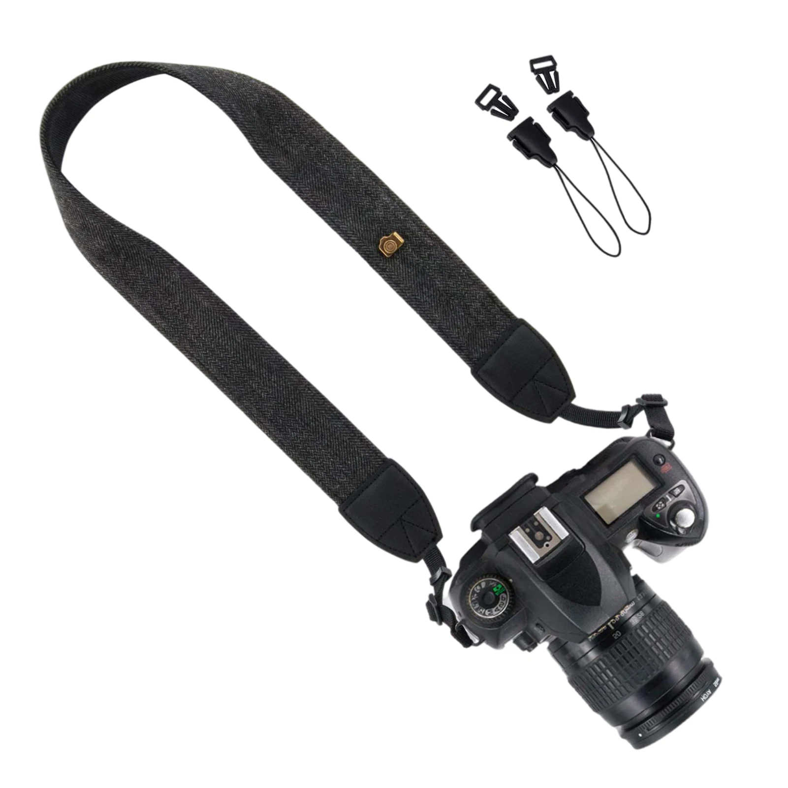 Universal Adjustable Camera Shoulder Neck Strap Multifunctional Cotton Leather Hand Strap For SonyNikon SLR Cameras Accessories