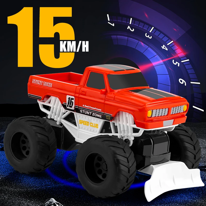 Y08 الأطفال سيارة التحكم عن بعد محاكاة لاقط على الطرق الوعرة مركبة مع ضوء RC سباق السيارات أطفال عيد الميلاد اللعب