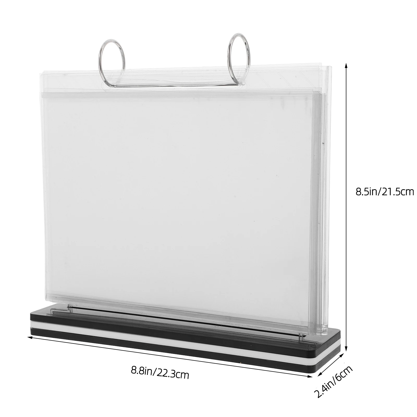 

Menu Holder Stand For Tables Desktop Flip Paper Stand Tall Tabletop Display Rack For Restaurant Office Advertising Menu