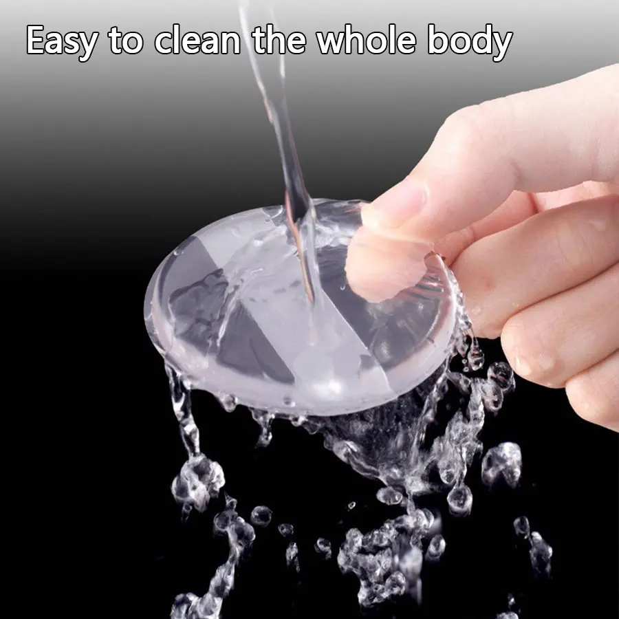 1 Stück, transparenter Silikon-Puderquaste, superweicher Gelee-Luftkissen-Puderquaste, trockener und nasser Sonnenschutz, flüssiger Grundierungsquaste