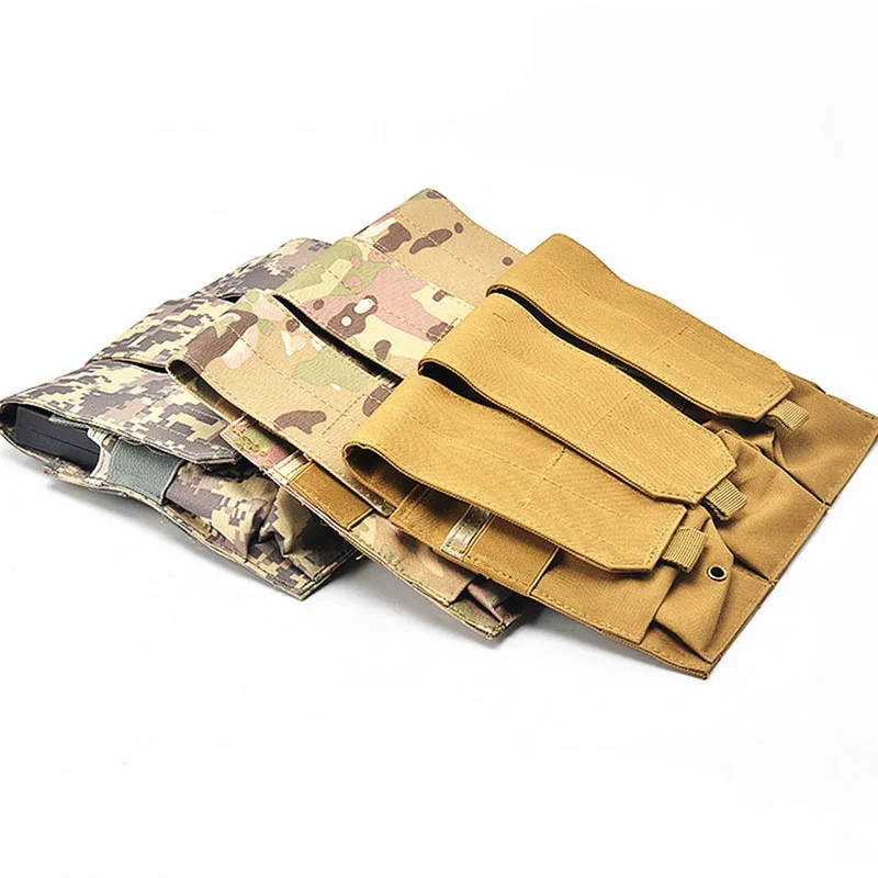 Funda triple porta cargadores MOLLE táctica 5.56 y 7.62 - imagen 4