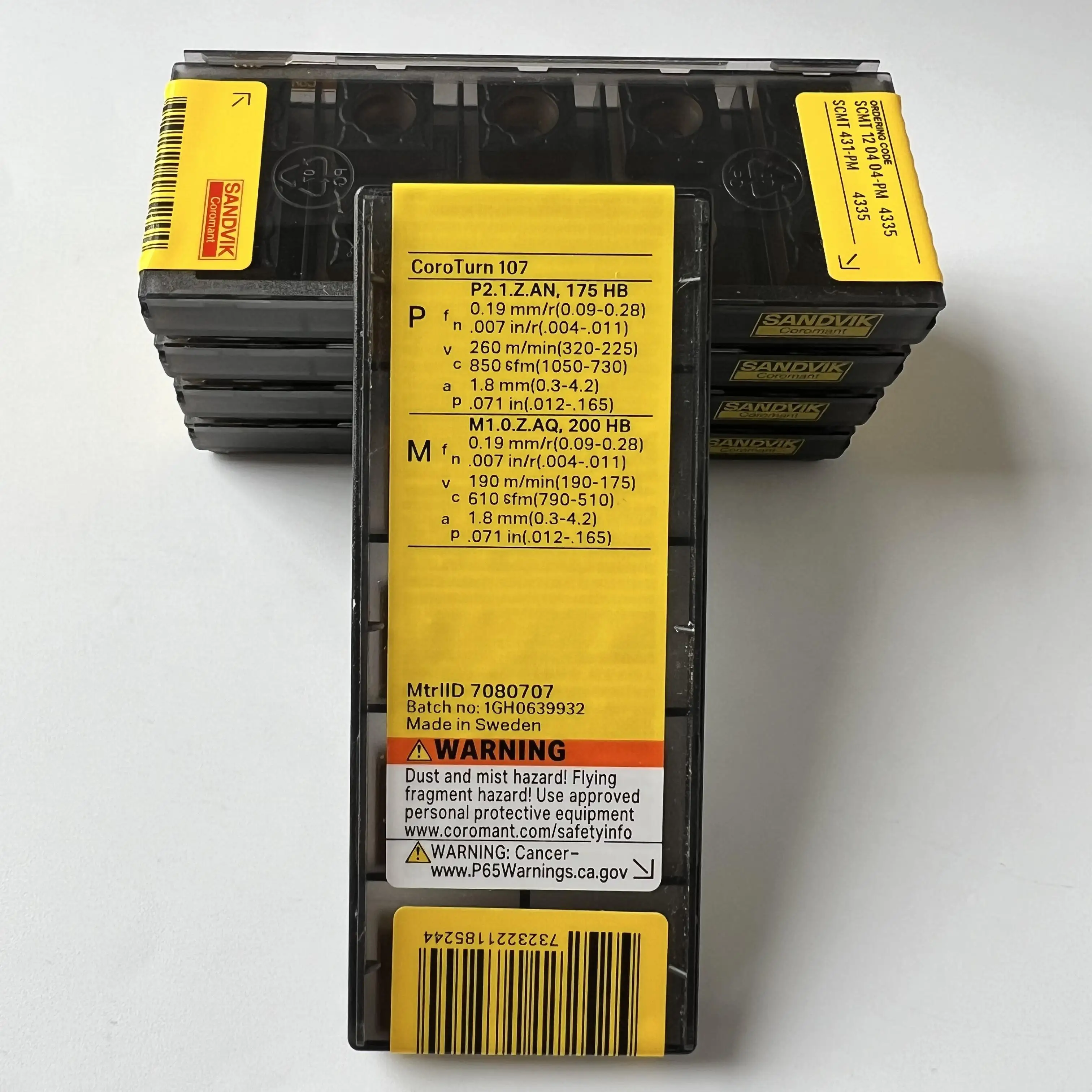 SCMT120404-PM 4335 /Original carbure lame 10 pcs