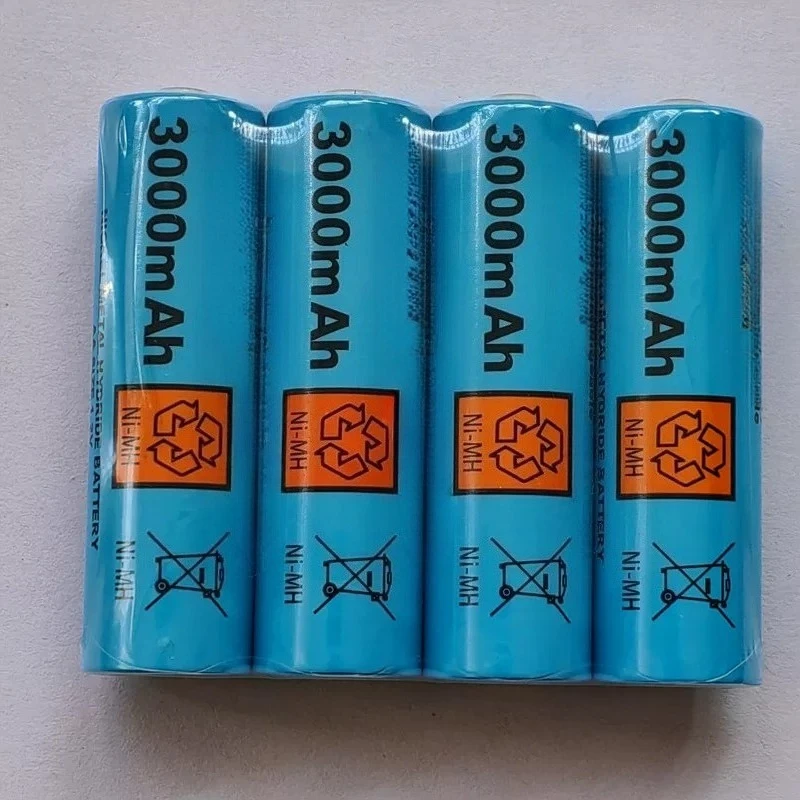 For foreign trade No. 5 AA rechargeable battery 3000mAh large capacity nickel-metal hydride 1.2v rechargeable battery 1 price
