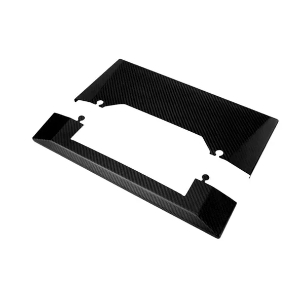 جديد وصول 3K ريال ألياف الكربون لوحة القيادة ديكور لوحة الغطاء الواقي الكسوة ل تسلا Cybertruck 2025