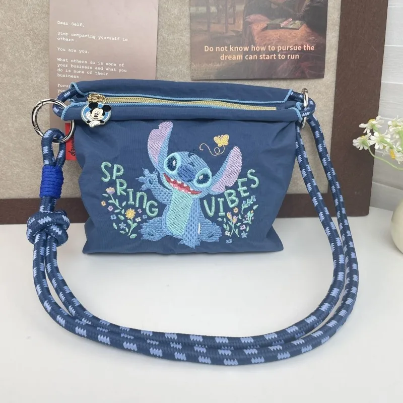 

Disney 2026 New Stilt Environmentally Friendly Bag Canvas Crossbody Bag Daily Travel Large-capacity Shopping Handbag