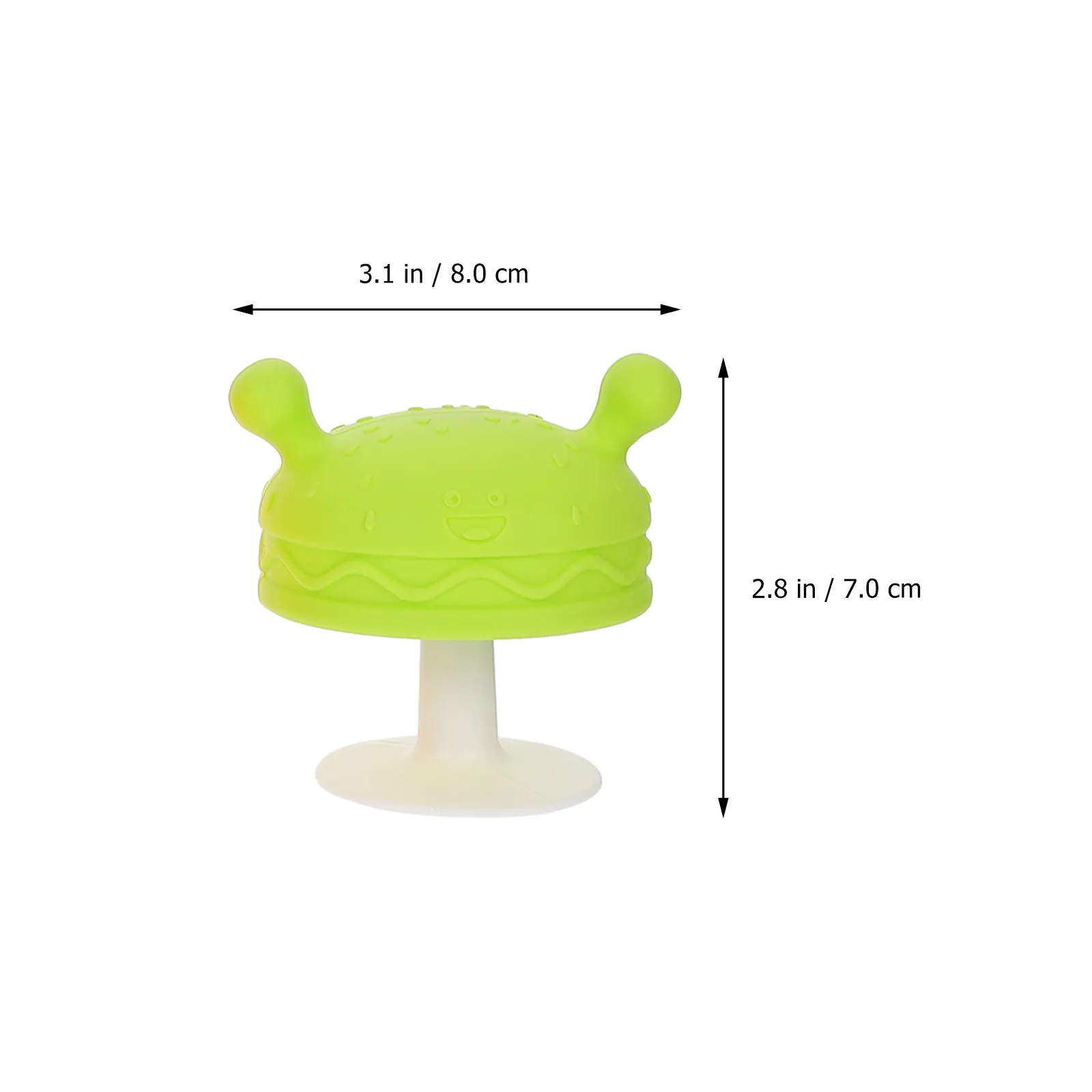 3Pcs Mushroom Shape Silicone Infant Teether Baby Sensory Teethers Newborn Bath Shower Gift Baby Teether Infant Teething Toy