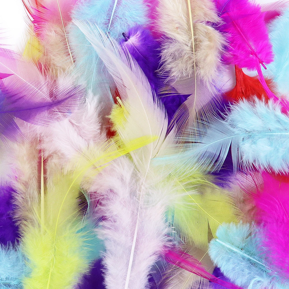 50Pcs Natural Pheasant Feathers 4‑6 Inch for DIY Crafts Dream Catcher Jewelry Wedding Party Headdress Costume Decor Accessories
