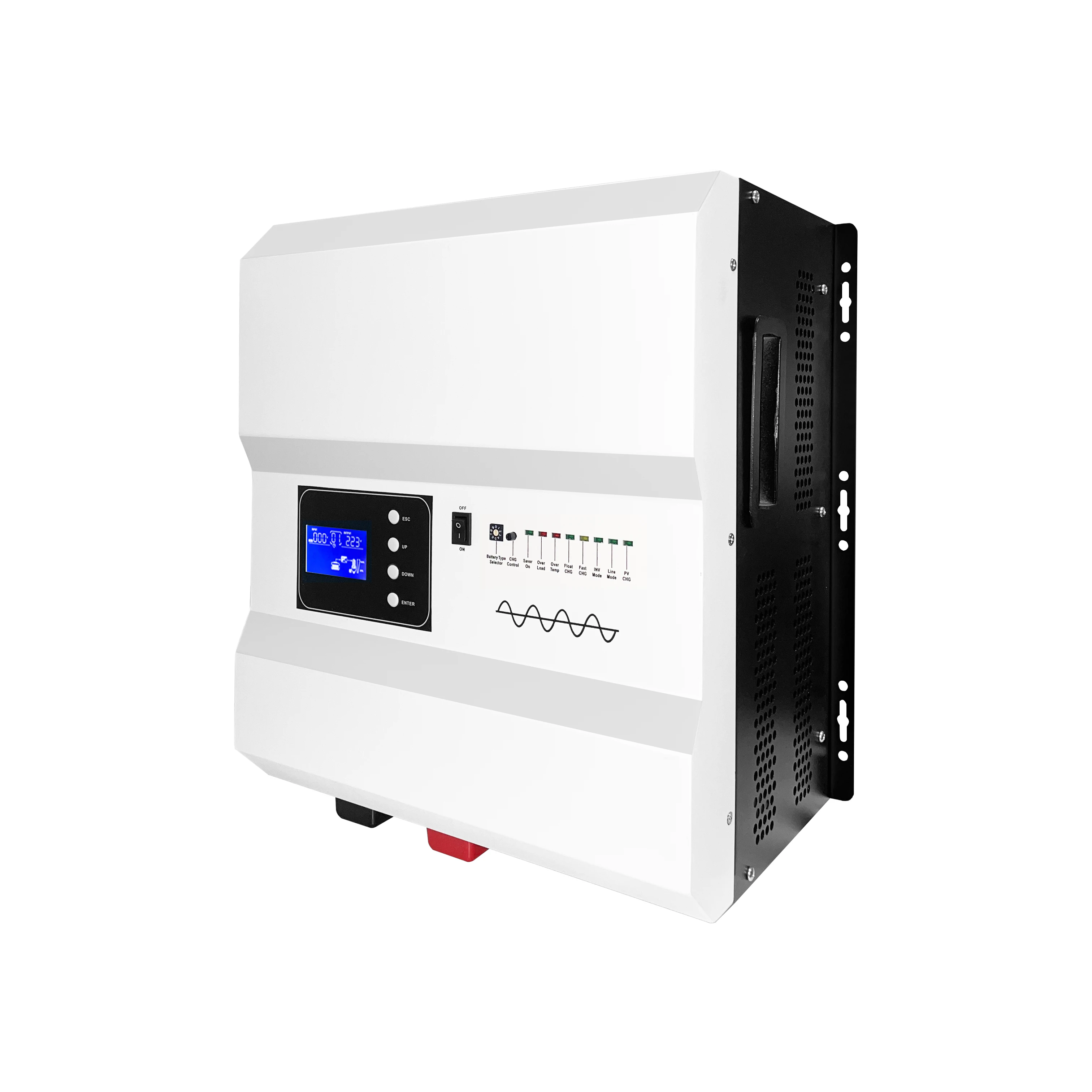 12KW Solar Inverters High Invert Efficiency Hybrid Power Inverter Low Frequency 200A MPPT Charger for Home Energy System