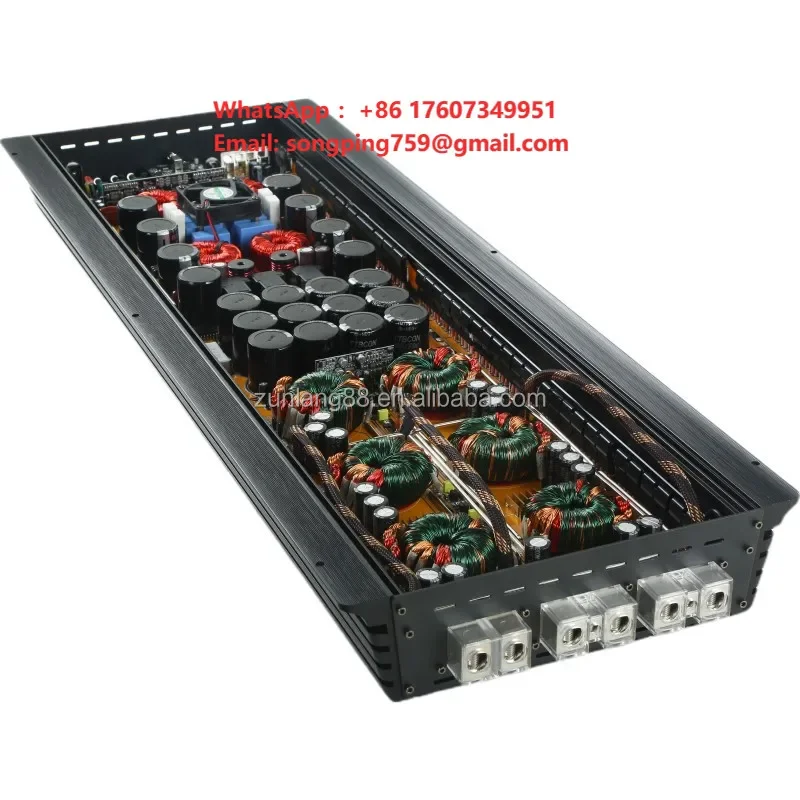 RMS 15000W 2ohms  Korean PCB Board RMS 8000W 1 Ohm Subwoofer Korean Amp Class d Car Subwoofer Mono Amplifier