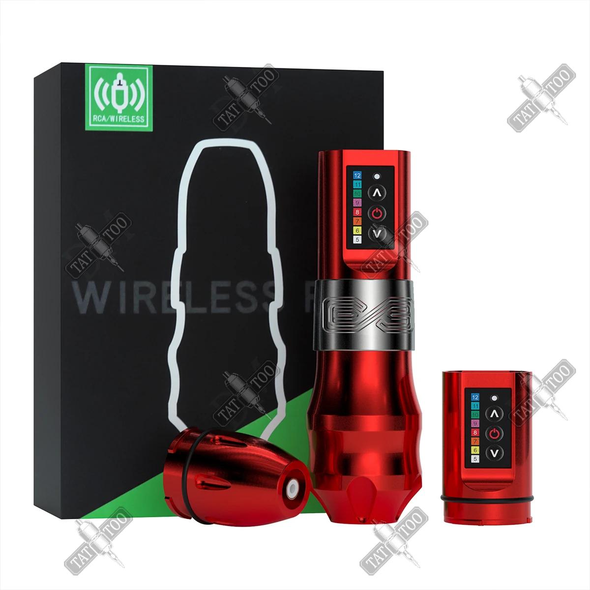 DM EXO Wireless Tattoo Machine 4.0 Stroke 2400mAh Battery Large Capacity Lithium Battery Strong Coreless Motor For Tattoo Artist image 3