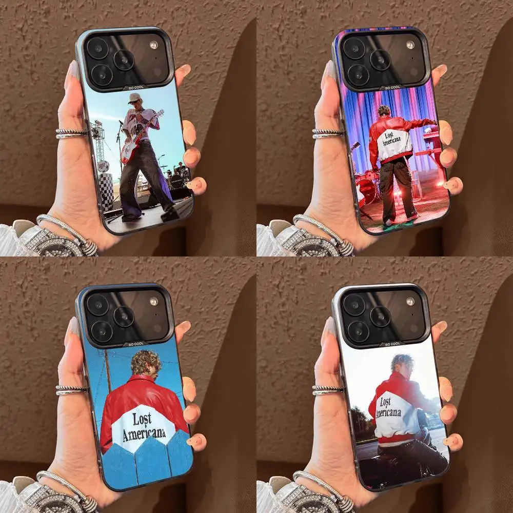 

M-MGK LOST AMERICANA Phone Case For iPhone 17,16,15,14,13,12,11,Pro,Max,Plus,E,Air,Mini Black Tpu Cover